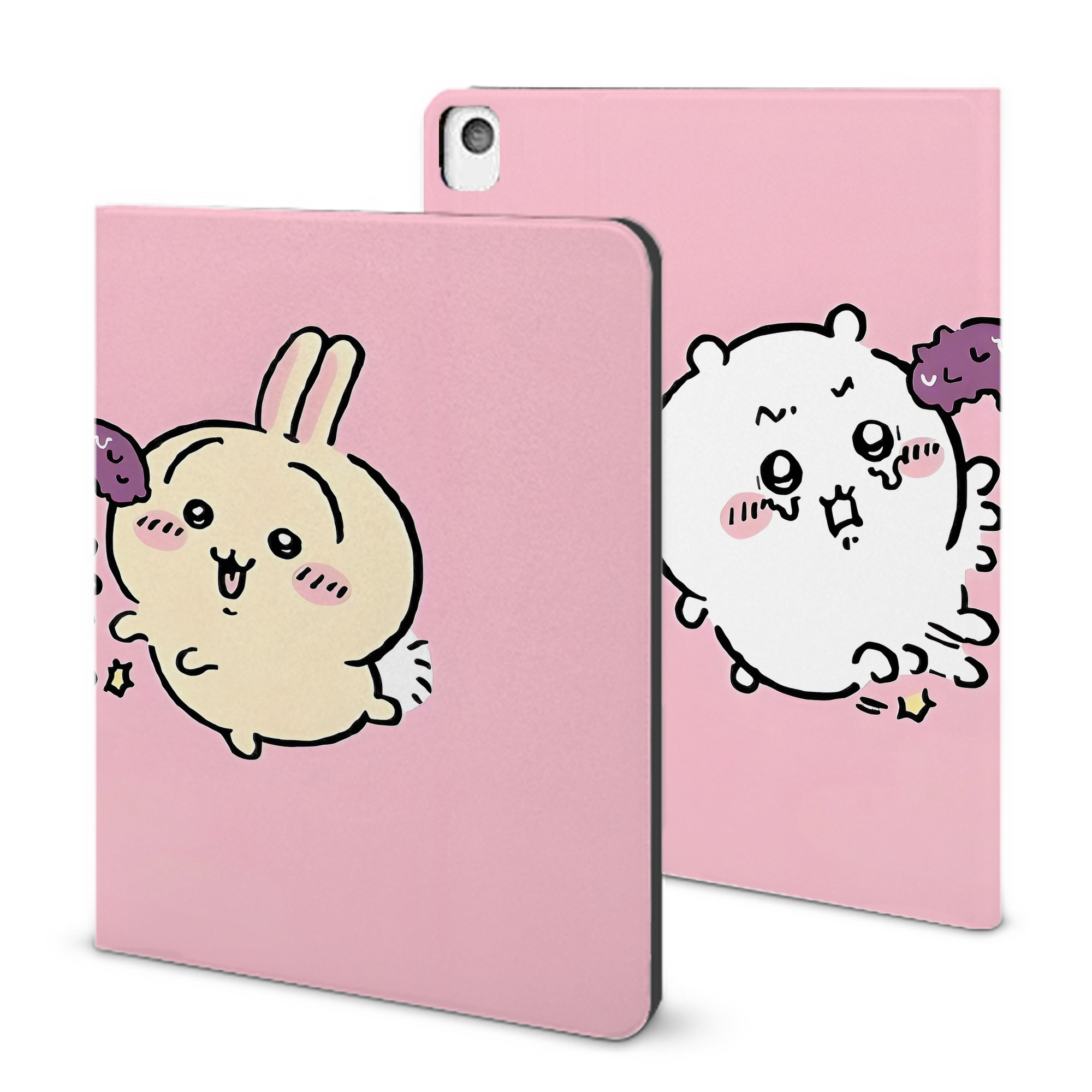 （画像用） ちいかわ Chii-kawa IPadケース ペンホルダー付き ブックスタイルデザイン